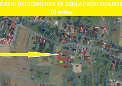działka na sprzedaż - Chocianów (gw), Szklary Dolne