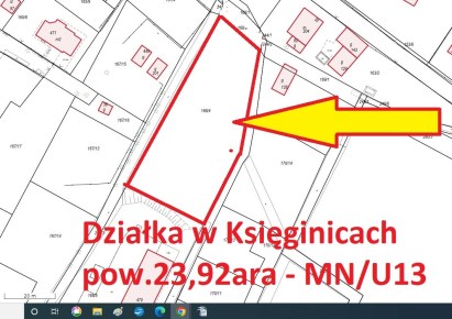 działka na sprzedaż - Lubin (gw), Księginice