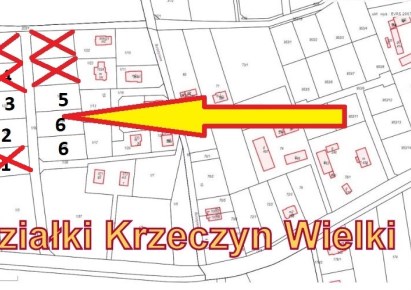 działka na sprzedaż - Lubin (gw), Krzeczyn Wielki